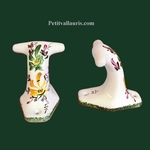 PATERE MODELE CLASSIQUE DECOR FLEURS VERTE ET JAUNE P U 