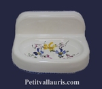 CARRY MURAL SOAP MODEL BLUE AND YELLOW FLOWER DECORATION 